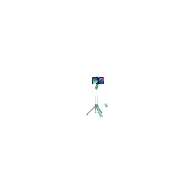 Palo Selfie CELLY Inalambrico 7" Verde (CLICKSFSTICKGN)
