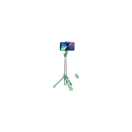 Palo Selfie CELLY Inalambrico 7" Verde (CLICKSFSTICKGN)