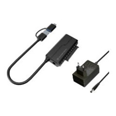 Adaptador CONCEPTRONIC USB-A/M a SATA/H Negro (ABBY21B)