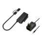 Adaptador CONCEPTRONIC USB-A/M a SATA/H Negro (ABBY21B) Adaptador CONCEPTRONIC USB-A/M a SATA/H Negro (ABBY21B)