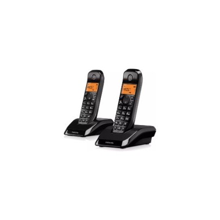 Teléfono Inalámbrico Motorola S12 Duo Negro (S1202)