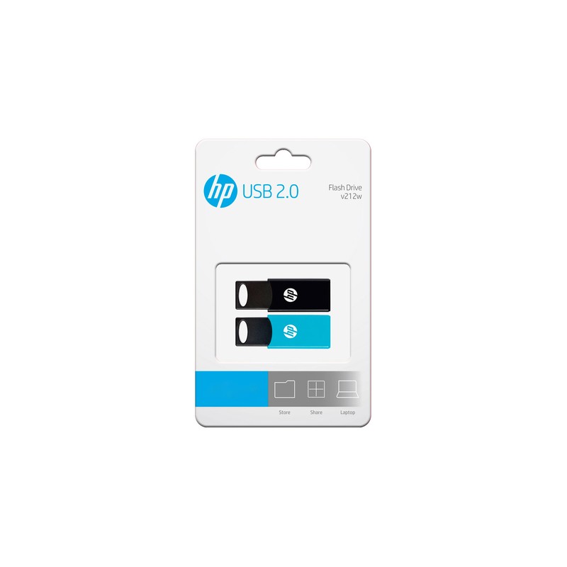 Pendrive HP v212w 64Gb USB 2.0 Pack 2 (HPFD212-64-TWIN) Pendrive HP v212w 64Gb USB 2.0 Pack 2 (HPFD212-64-TWIN)