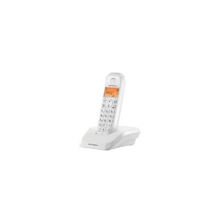 Teléfono Inalámbrico Motorola S12 DECT Blanco (S1201)