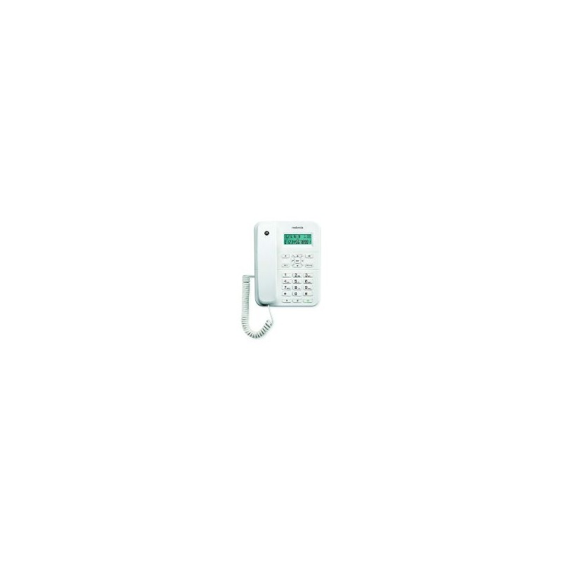 Teléfono Fijo Motorola CT202 Blanco (107CT202WHITE) Teléfono Fijo Motorola CT202 Blanco (107CT202WHITE)