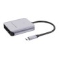 Lector Tarjetas CONCEPTRONIC USB-C 3.1 Gris (BIAN09G)
