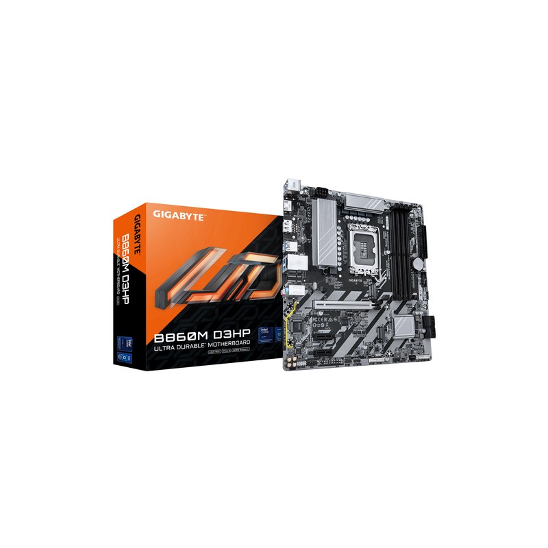 GIGABYTE B860M D3HP:(LGA1851) 4DDR5 6SATA3 HDMI DP mATX