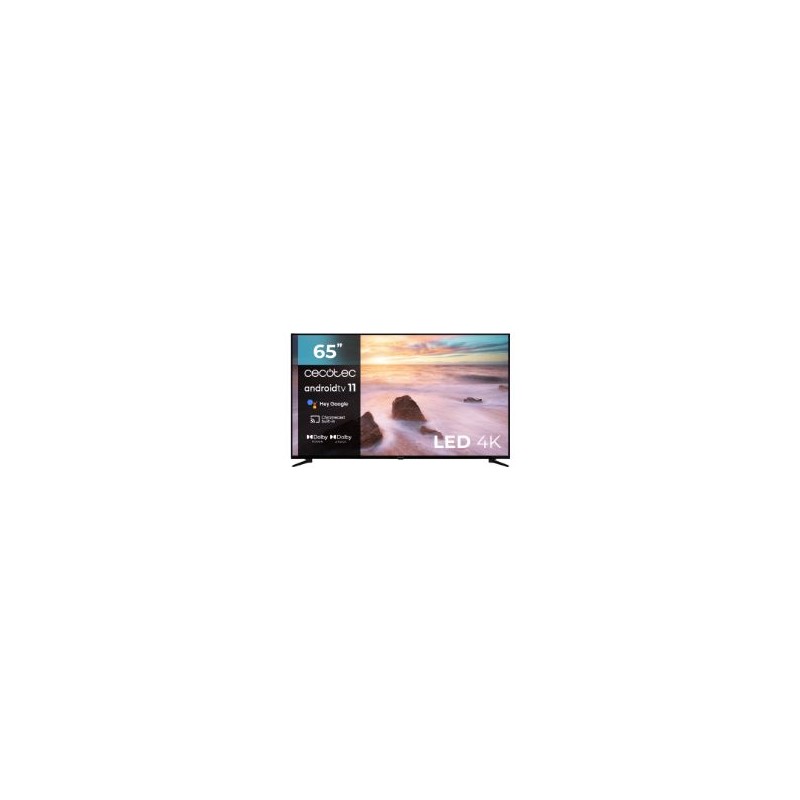 TV CECOTEC ALU20065S 65" 4K UHD Android TV 11 (02619)