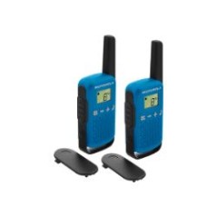 Walkie Talkie Motorola T42 Negro/Azul (59T42BLUEPACK)