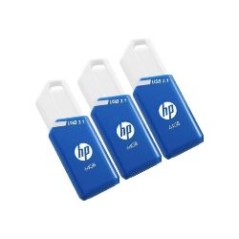 Pendrive HP X755W 64Gb Pack 3 Azul (P-HPFD755W64X3-GE)