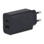 Cargador de Pared Motorola 50W USB-A/C Negro (SJMC502)