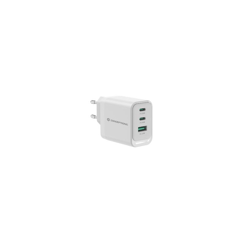 Cargador CONCEPTRONIC USB-A/C 65W PD 3.0 (ALTHEA21W65)