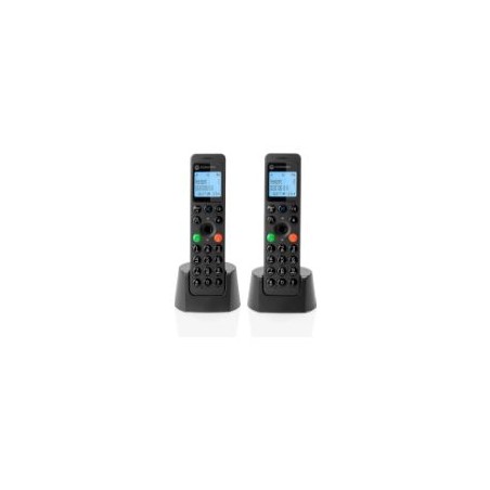 Teléfono Inalámbrico Motorola DOT202 DECT Duo Negro