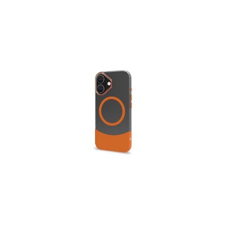 Funda CELLY Magdual iPhone 16 Naranja (MAGDUAL1078OR)