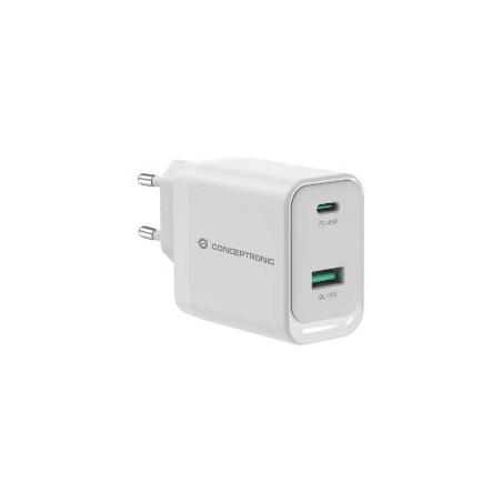 Cargador CONCEPTRONIC USB-A/C 45W PD 3.0 (ALTHEA20W45)