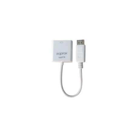 Adaptador Approx DP/M a HDMI/H Negro (APPC16)