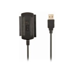 Adaptador GEMBIRD USB 2.0 a SATA/IDE Negro (AUSI01)