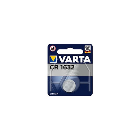 Pila de Botón Varta CR1632 Litio 3V (06632101401)