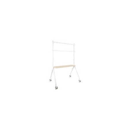 Soporte de Suelo TOOQ 49"-80" Blanco/Haya (FS20207M-W)