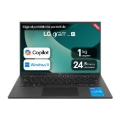 LG Gram i5 16Gb 512SSD 14" W11P Negro (14Z90RU-G.AP55B)