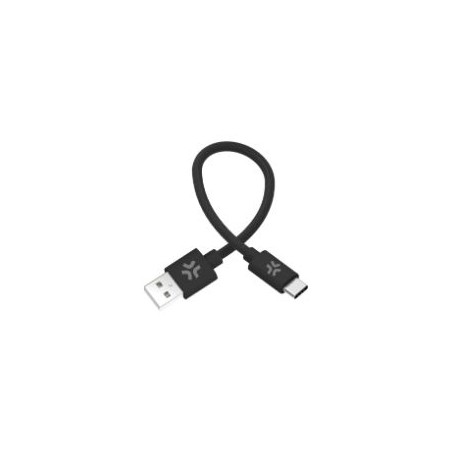 Cable CELLY USB-A a USB-C 60W 30cm (USBAUSBCCOT30BK)
