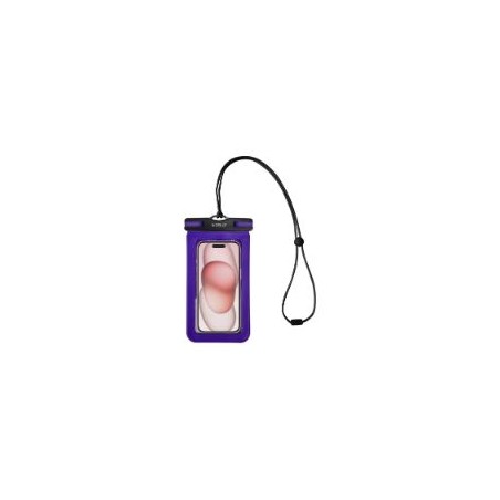 Funda Impermeable CELLY hasta 7" Violeta(SPLASHBAG25VL)