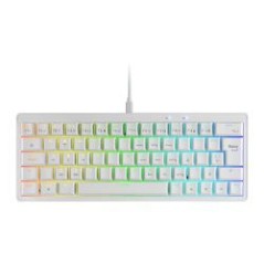 Teclado Mars Gaming RGB USB-C Blanco (MKMINIPROWYES)