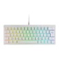 Teclado Mars Gaming RGB USB-C Blanco (MKMINIPROWYES)