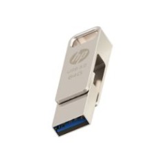 Pendrive HP X206C 64Gb USB-A/USB-C Plata (HPFD206C-64)