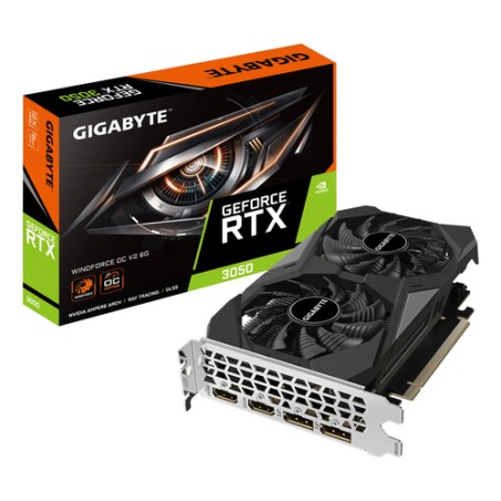 GIGABYTE RTX 3050 OC V2 6Gb GDDR6 (GV-N3050WF2OCV2-6GD)