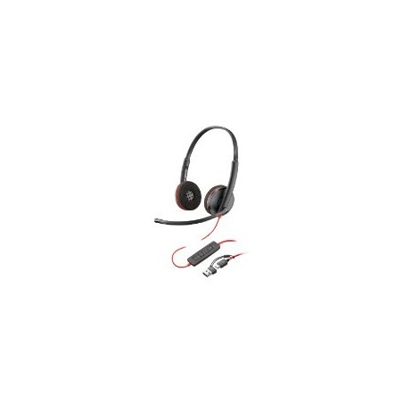 Auric+Micro POLY Blackwire 3220 USB-A + Adap. (8X228A6)