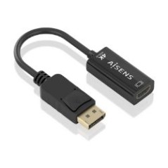 Conversor AISENS DP/M a HDMI/H 15cm Negro (A125-0905)