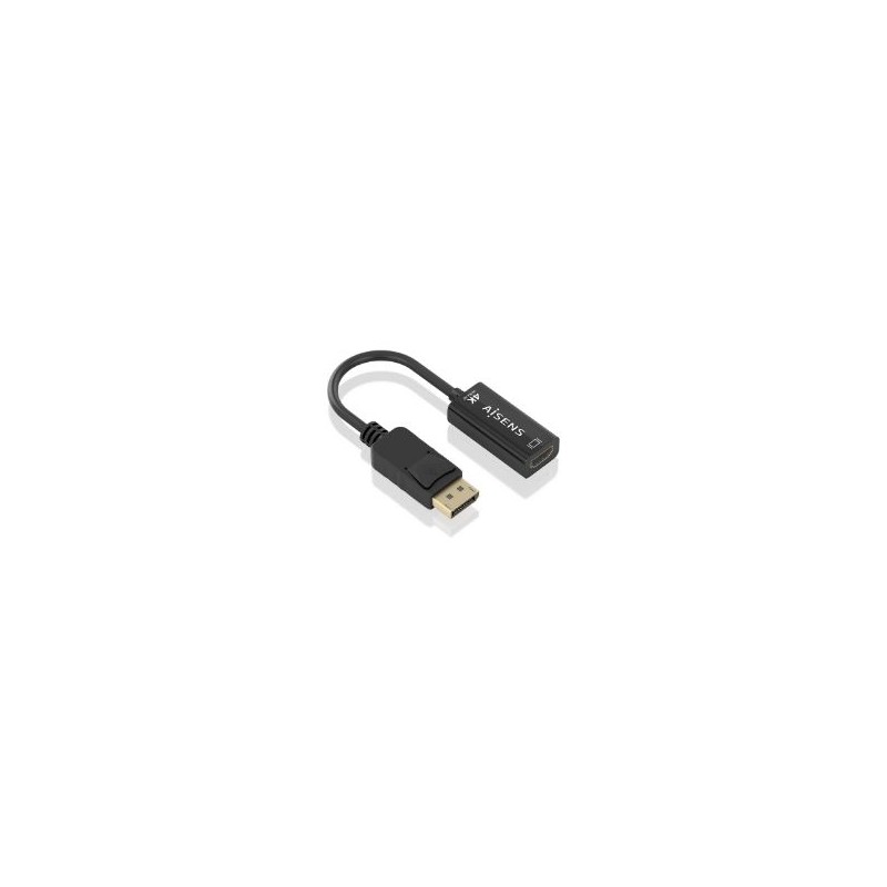 Conversor AISENS DP/M a HDMI/H 15cm Negro (A125-0905) Conversor AISENS DP/M a HDMI/H 15cm Negro (A125-0905)