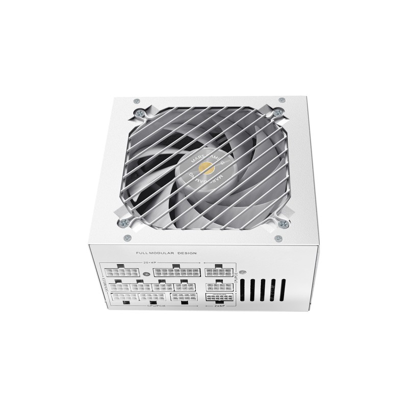 Fuente Mars Gaming 1000W 80+ Gold Blanca (MPB1000PSIW)