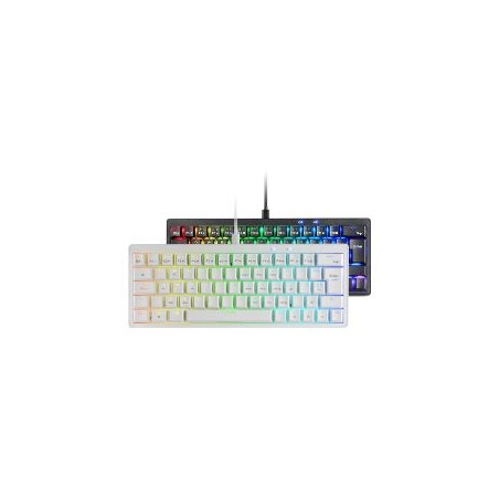 Teclado Mars Gaming RGB USB-C Blanco (MKMINIPROWBRES)