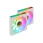 Ventilador Mars Gaming ARGB Kit 2 Blanco (MF3DPROX2RW)