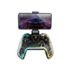 GamePad Mars Gaming RGB Bluetooth Transparente (MGPBT2)