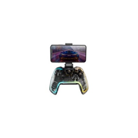 GamePad Mars Gaming RGB Bluetooth Transparente (MGPBT2)