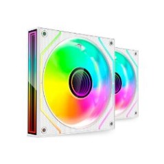 Ventilador Mars Gaming ARGB Kit 2 Blanco (MF3DPROX2W)