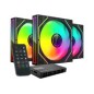 Ventilador Mars Gaming ARGB Kit 3 Negro (MF3DPROKIT) Ventilador Mars Gaming ARGB Kit 3 Negro (MF3DPROKIT)