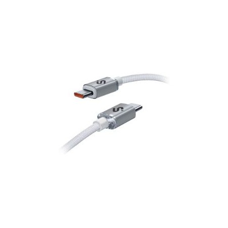 Cable SUBBLIM USB-C 2.0 M/M 1m Blanco (SUBCAB-C06010)
