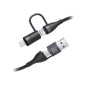 Cable SUBBLIM USB-A/C/C/Lightning 1m (SUBCAB-4IN101)