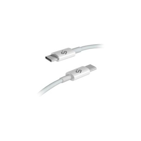 Cable SUBBLIM USB-C 2.0 M/M 1m Blanco (SUBCAB-C10010)