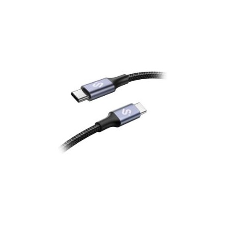 Cable SUBBLIM USB-C 2.0 M/M 2m Negro (SUBCAB-C10002)