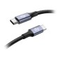Cable SUBBLIM USB-C 2.0 M/M 2m Negro (SUBCAB-C10002)