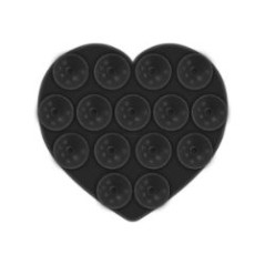 Ventosa CELLY para Smartphone Corazón Negro(FIXHEARTBK)