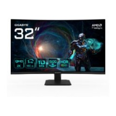 Monitor Gaming GIGABYTE GS32QCA 32" QHD 180Hz 1ms Curvo