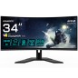 Monitor GIGABYTE G34WQCP 34" VA QHD 180Hz Curvo Negro Monitor GIGABYTE G34WQCP 34" VA QHD 180Hz Curvo Negro