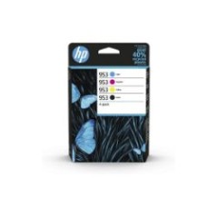 Tinta HP 953 Pack Negro/Tricolor 20ml/9ml (6ZC69AE)