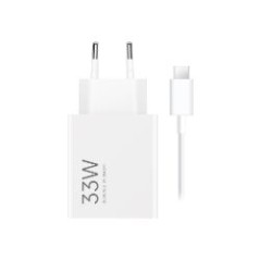 Cargador de Pared XIAOMI 33W 1xUSB-A Blanco (BHR9956EU)