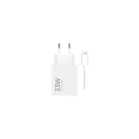 Cargador de Pared XIAOMI 33W 1xUSB-A Blanco (BHR9956EU)